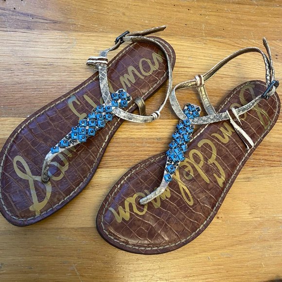 Sam Edelman Gigi Multi-Pattern Sandal - Picture 2 of 7